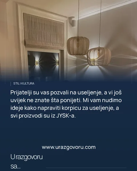 Šta pokloniti za useljenje? Tri ideje iz JYSK-a za poklon koji će uljepšati novi dom · uvod i druga fotografija